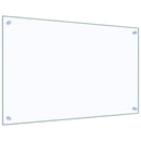 stænkplader 2 stk. 80x50 cm hærdet glas gennemsigtig