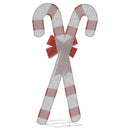 Juledekoration candy cane 50 LED'er varm hvid