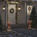 Juledekoration candy cane 50 LED'er varm hvid