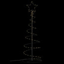 LED-juletræ 100 LED'er 150 cm varmt hvidt lys