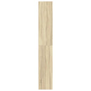 bogreol 80x30x189 cm konstrueret træ sonoma-eg