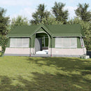 Familietelt Grøn og beige 622 x 295 x 238 cm Polyester og Stål