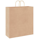 papirposer 250 stk. med håndtag 45x17x48 cm brun