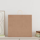 papirposer 250 stk. med håndtag 54x15x49 cm brun