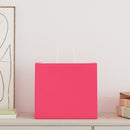 papirposer 250 stk. med håndtag 32x22x28 cm lyserød
