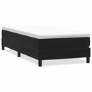 kontinentalseng uden madras 80x210 cm fløjl sort