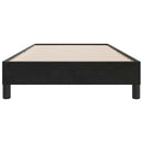 kontinentalseng uden madras 80x210 cm fløjl sort