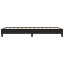kontinentalseng uden madras 80x210 cm fløjl sort
