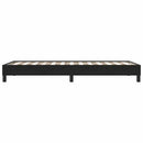kontinentalseng uden madras 100x210 cm fløjl sort