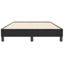 kontinentalseng uden madras 120x210 cm fløjl sort