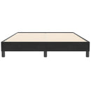 kontinentalseng uden madras 140x210 cm fløjl sort