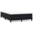 kontinentalseng uden madras 160x210 cm fløjl sort