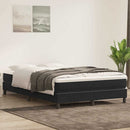 kontinentalseng uden madras 160x210 cm fløjl sort