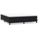 kontinentalseng uden madras 180x210 cm fløjl sort