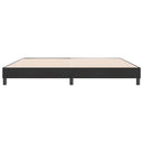 kontinentalseng uden madras 180x210 cm fløjl sort