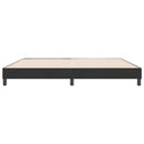 kontinentalseng uden madras 180x210 cm fløjl sort