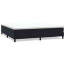 kontinentalseng uden madras 200x210 cm fløjl sort