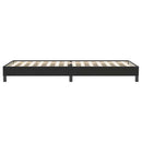 kontinentalseng uden madras 80x220 cm fløjl sort
