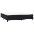 kontinentalseng uden madras 200x220 cm fløjl sort