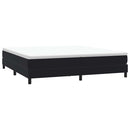 kontinentalseng uden madras 200x220 cm fløjl sort