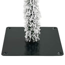 Kunstigt juletræ Hvid 86 x 86 x 210 cm Polyethylen og Metal