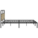 sengeramme uden madras 180x200 cm metal sonoma-eg