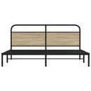 sengeramme uden madras 183x213 cm metal sonoma-eg
