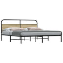 sengeramme uden madras 183x213 cm metal sonoma-eg