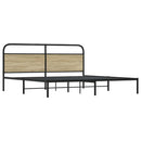 sengeramme uden madras 193x203 cm metal sonoma-eg