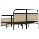 sengeramme uden madras 137x190 cm sonoma-eg