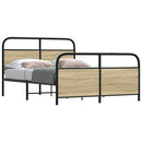 sengeramme uden madras 140x190 cm metal sonoma-eg