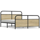 sengeramme uden madras 160x200 cm metal sonoma-eg