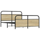 sengeramme uden madras 160x200 cm metal sonoma-eg