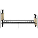 sengeramme uden madras 160x200 cm metal sonoma-eg