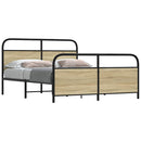 sengeramme uden madras 160x200 cm metal sonoma-eg