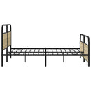 sengeramme uden madras 180x200 cm metal sonoma-eg