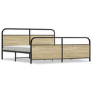sengeramme uden madras 183x213 cm metal sonoma-eg
