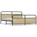 sengeramme uden madras 193x203 cm metal sonoma-eg