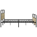 sengeramme uden madras 200x200 cm metal sonoma-eg