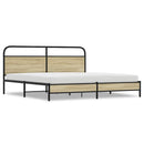 sengeramme uden madras 183x213 cm metal sonoma-eg