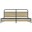 sengeramme uden madras 183x213 cm metal sonoma-eg