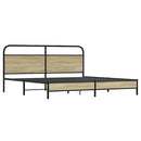 sengeramme uden madras 193x203 cm metal sonoma-eg