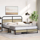 sengeramme uden madras 160x200 cm metal sonoma-eg