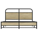 sengeramme uden madras 160x200 cm metal sonoma-eg