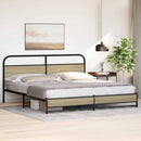 sengeramme uden madras 180x200 cm metal sonoma-eg