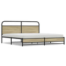 sengeramme uden madras 183x213 cm metal sonoma-eg