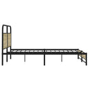 sengeramme uden madras 183x213 cm metal sonoma-eg