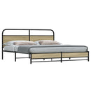 sengeramme uden madras 183x213 cm metal sonoma-eg