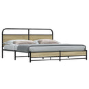 sengeramme uden madras 193x203 cm metal sonoma-eg