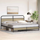sengeramme uden madras 200x200 cm metal sonoma-eg
